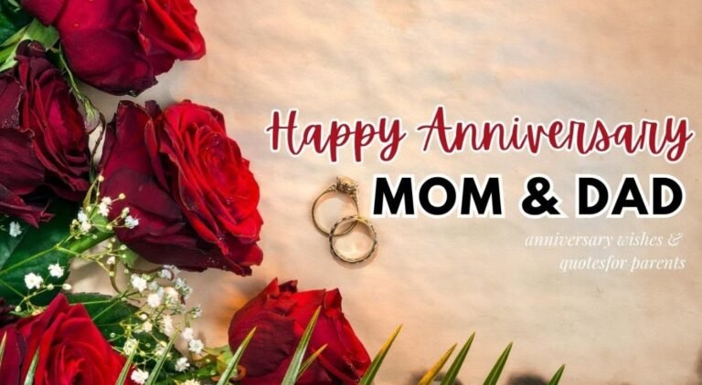 Anniversary Wishes for Parents